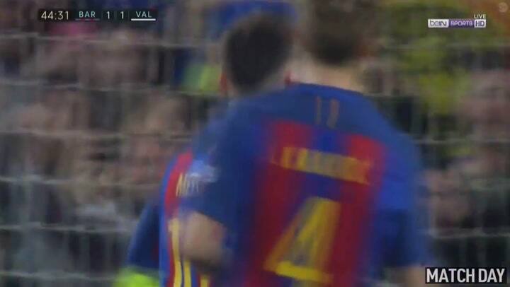 El gol de Messi de penal