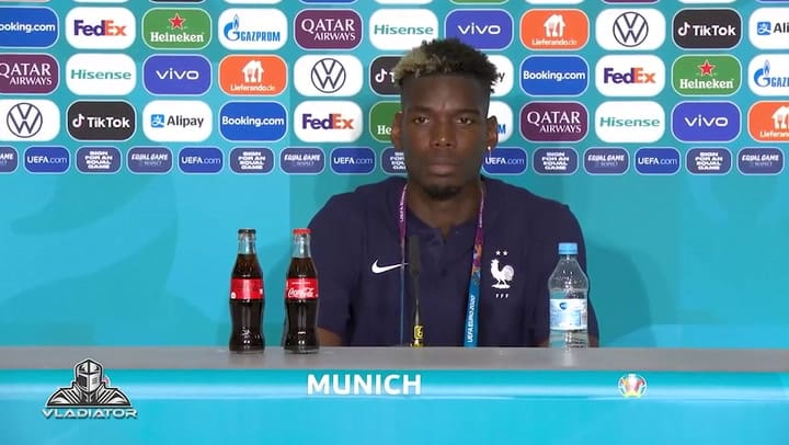 Pogba, como Cristiano, pero contra la cerveza