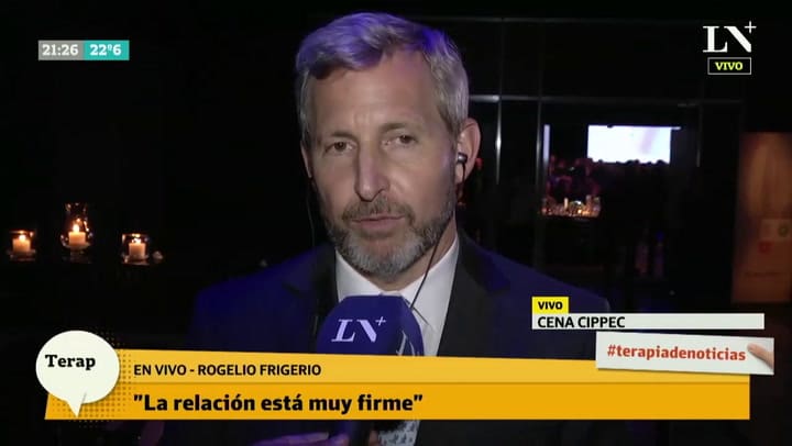 Rogelio Frigerio: 'Aranguren tiene la peor herencia del kirchnerismo'