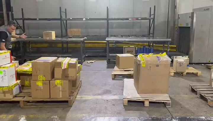 Detección de 17,4 kilos de hachís en una encomienda