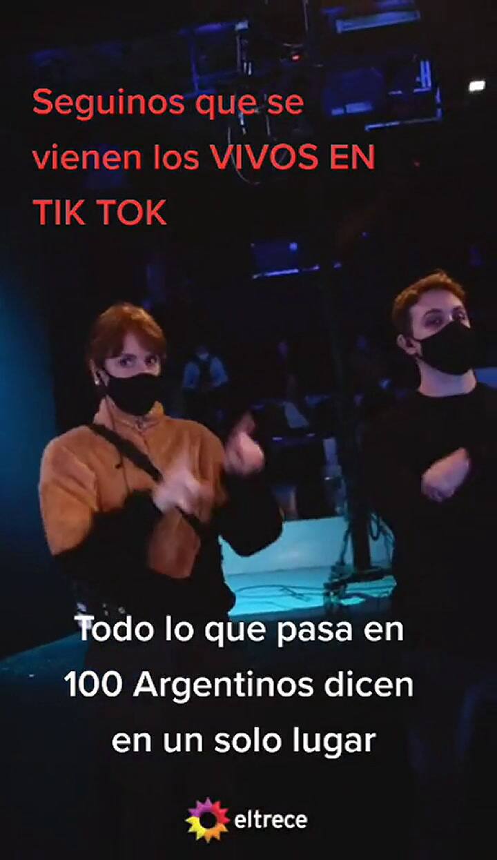 La Colo mostró el backstage de 100 argentinos dicen