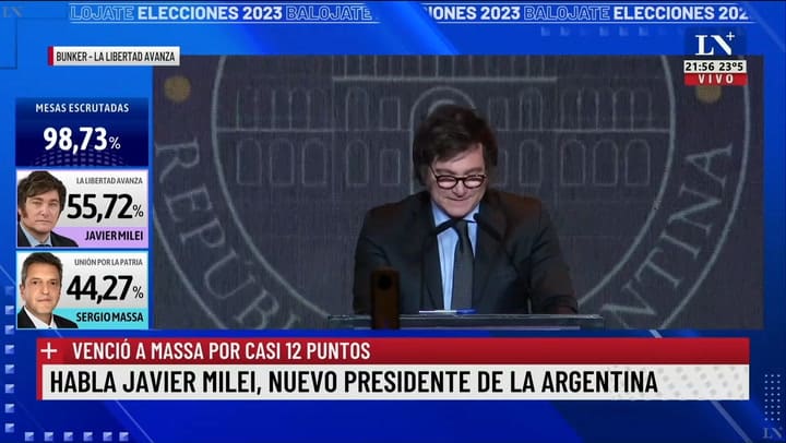 La pregunta desde el publico que sorprendio a Javier Milei