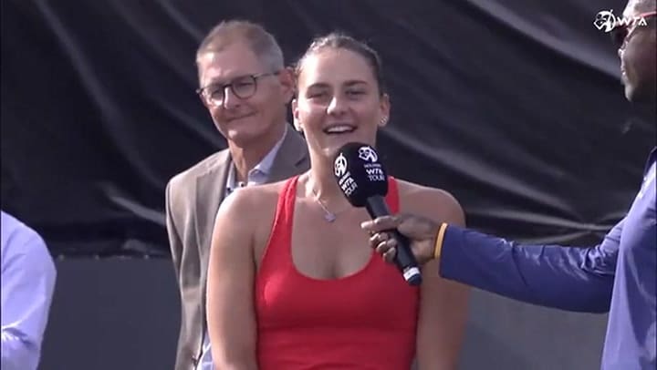 Marta Kostyuk, la tenista ucraniana que ganó el título en Austin y no saludó a su rival rusa Varvara