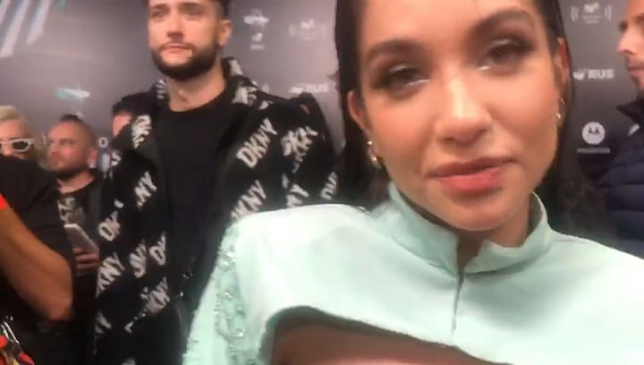 Maria Becerra en los Premios Gardel