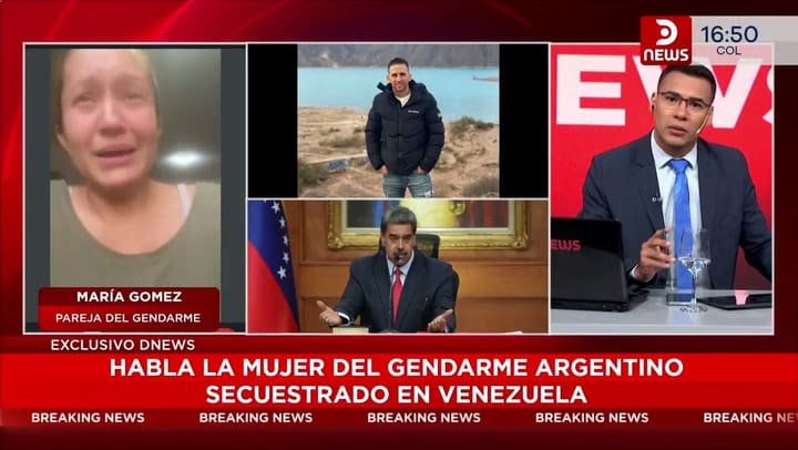 El testimonio de la mujer del gendarme argentino detenido en Venezuela