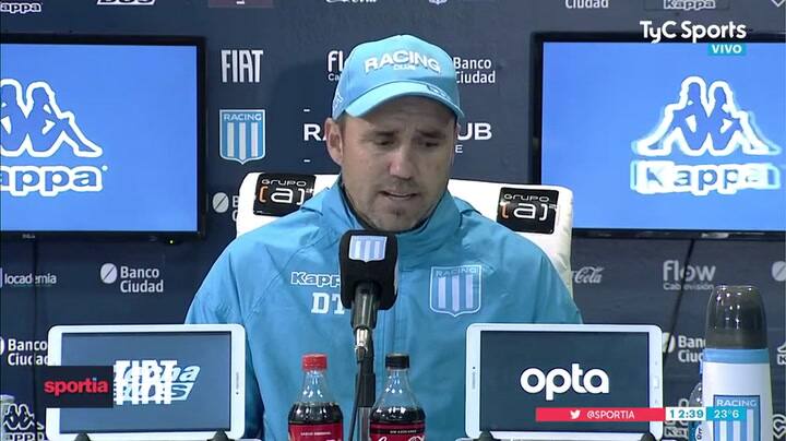 La salida de Coudet de Racing - Gentileza: TyC Sports