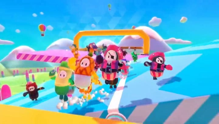 El trailer del videojuego Fall Guys