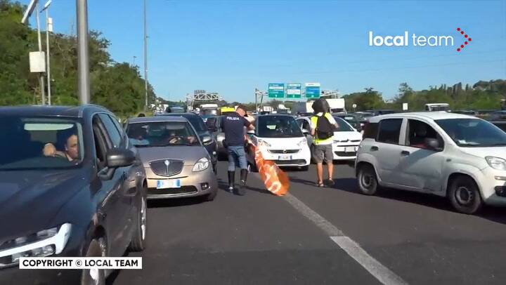 molestos por un corte de ruta, conductores desalojaron violentamente un piquete
