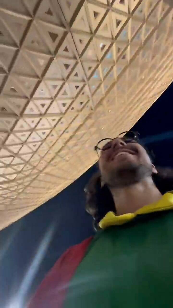 Hinchas de Argentina se sorprendieron con el disfraz de “La Chilindrina”