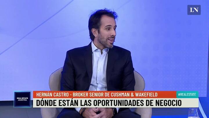 Hernán Castro (Cushman & Wakefield) en el Summit de Real Estate