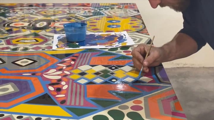 Lucas Risé en acción