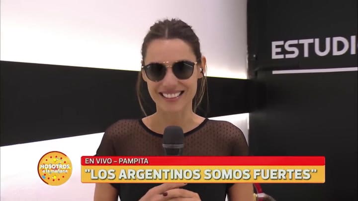 Pampita Ardohain no se quiso cruzar con Nicole Neumann en un programa - Fuente: eltrece