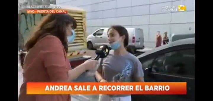 El blooper navideño de Andrea Taboada