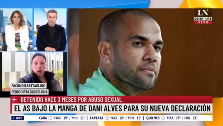 Dani Alves volvió a declarar en la causa de abuso