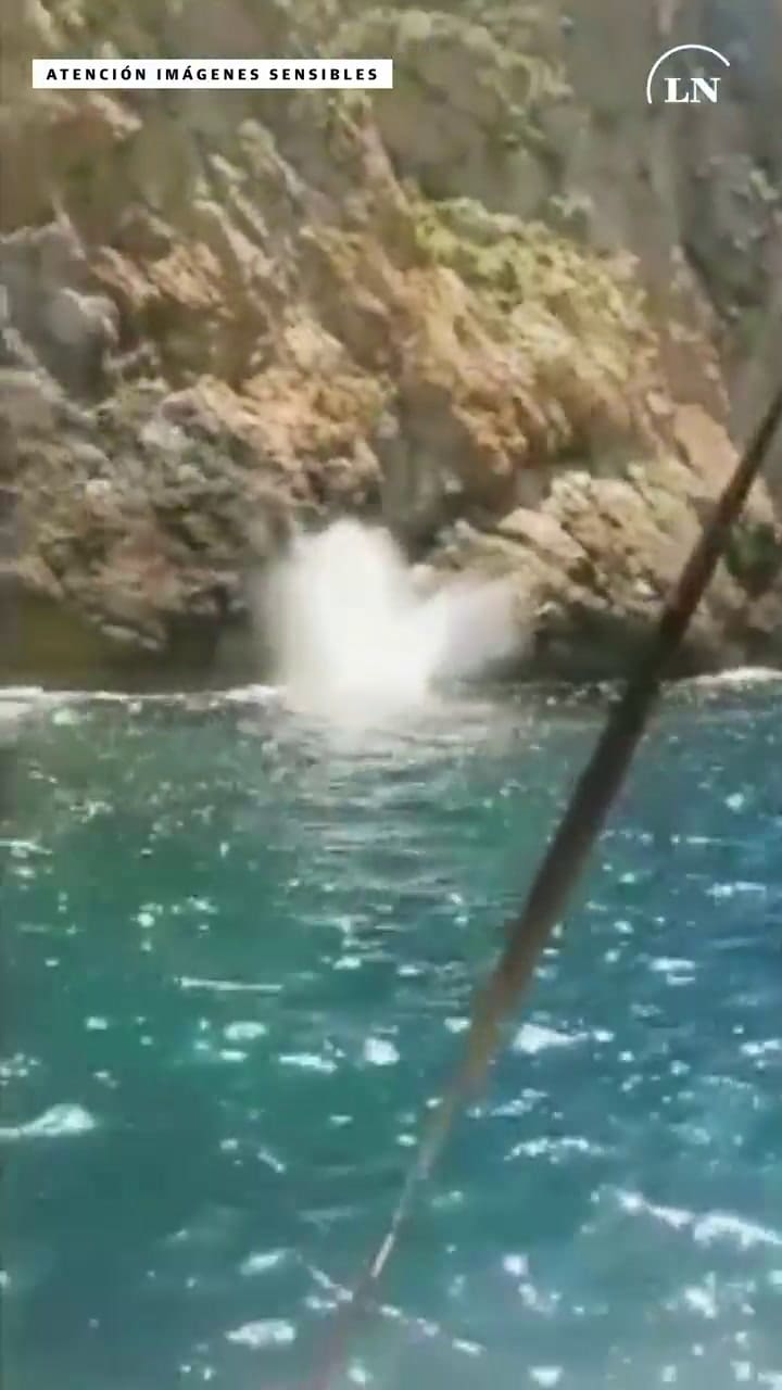 La novia del fallecido grabó en vídeo el salto mortal del turista holandés