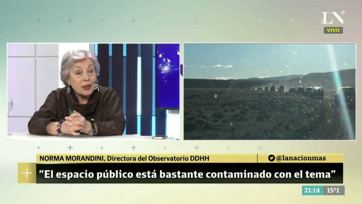 María del Carmen Verdú, titular de Correpi, y Norma Morandini, hablaron sobre los desaparecidos en d