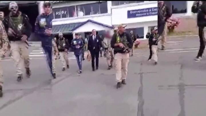 Jones Huala Llego A Chile