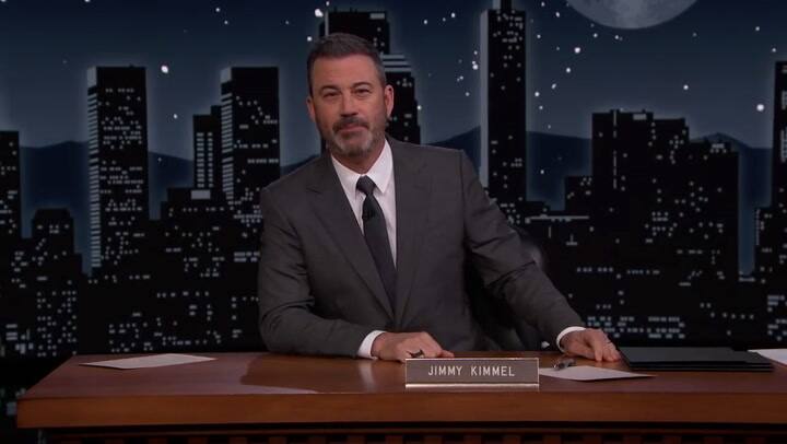 Gillian Anderson estuvo en Jimmy Kimmel Live! en ABC