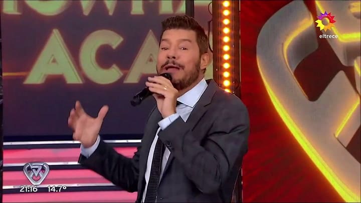 Marcelo Tinelli, furioso contra Daniel Gollan - Fuente: eltrece