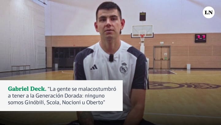 Gabriel Deck: "La gente se malacostumbró a tener a la Generación Dorada: ninguno somos Ginóbili, Scola, Nocioni u Oberto"