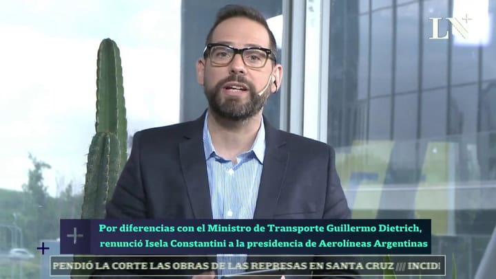Renunció Isela Constantini a la presidencia de Aerolíneas