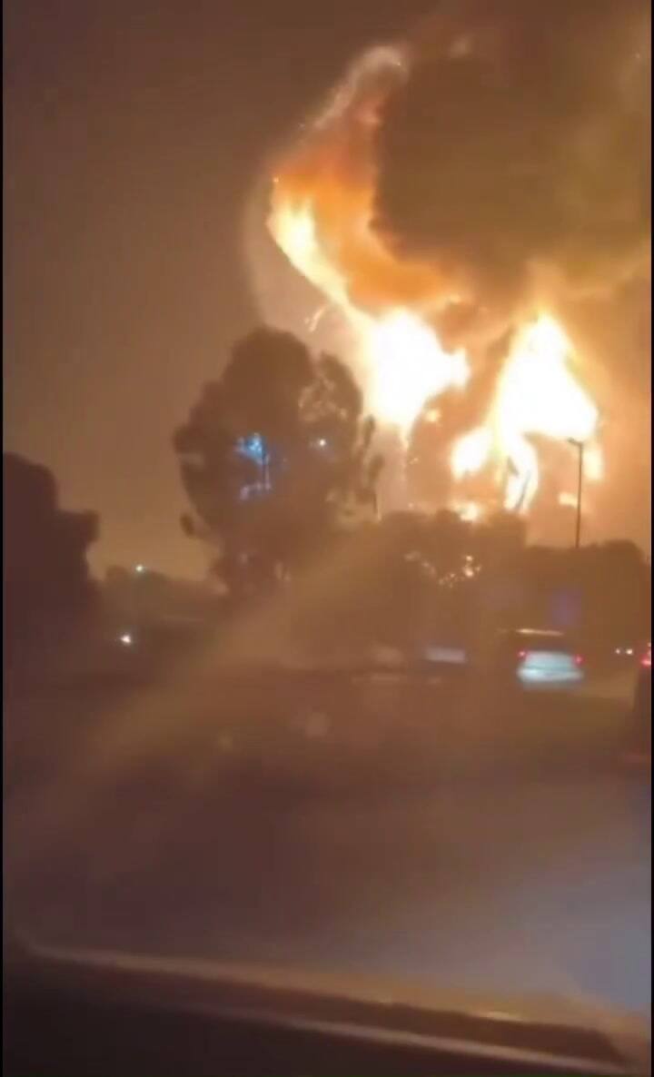 Concerns for people driving on highway after explosion