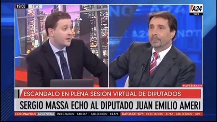 El descargo de Eduardo Feinmann sobre el escándalo de Juan Ameri - Fuente: A24