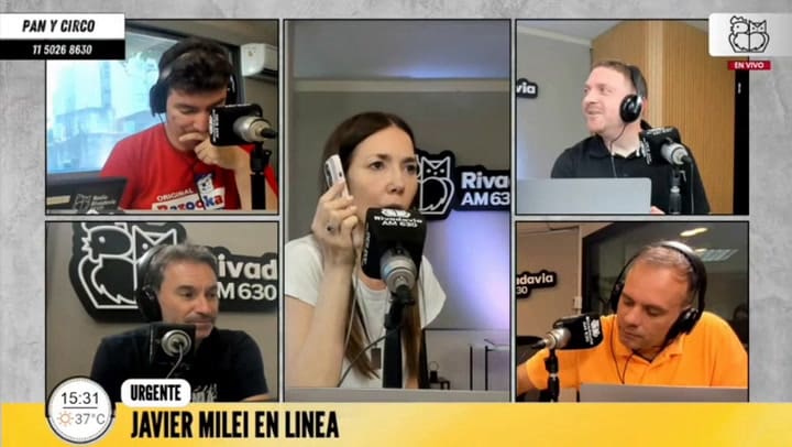 Javier Milei denunció haber sido víctima de “sabotaje” durante una entrevista televisiva