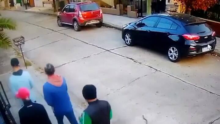 Robo piraña en Morón