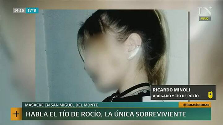 Ricardo Minoli el tio y abogado de Rocio, la unica sobreviviente de la tragedia de Monte