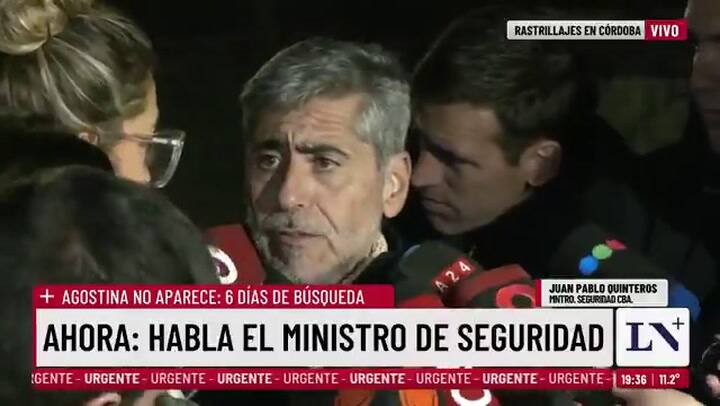 La palabra del ministro de Seguridad de Córdoba sobre el operativo