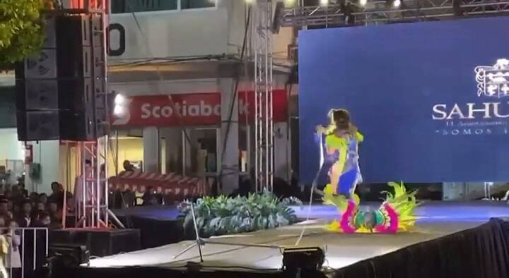 El momento del incidente