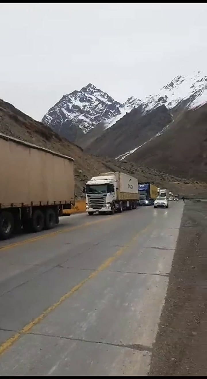 Colapso cruce a Chile