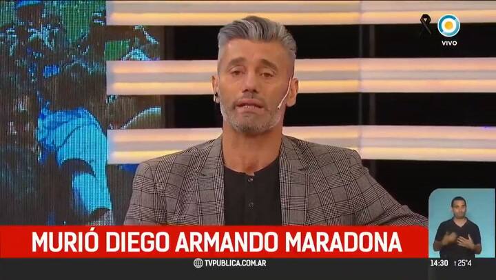 Sergio Goycochea, quebrado por Maradona: 'Uno siente que se va un pedacito de su vida' - Fuente: TV