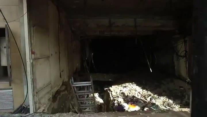 Así quedó la perfumería de Villa Crespo después de la doble explosión