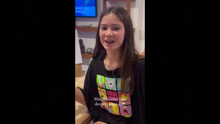 Luciano Castro y sus hijos sorprendieron a Sabrina Rojas en su cumpleaños