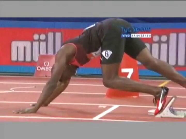 Usaín Bolt, en acción