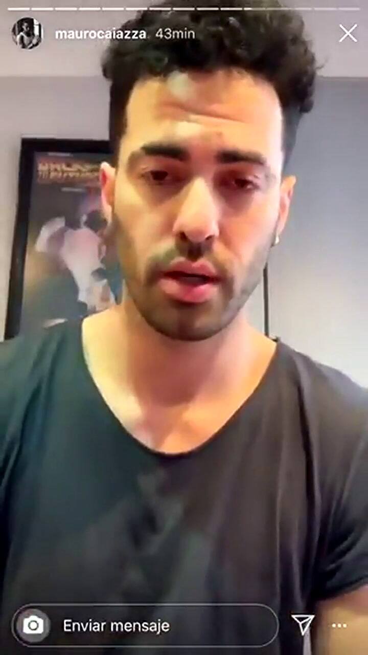 Mauro Caiazza anuncio su separación de Jimena Baron. Fuente: Twitter