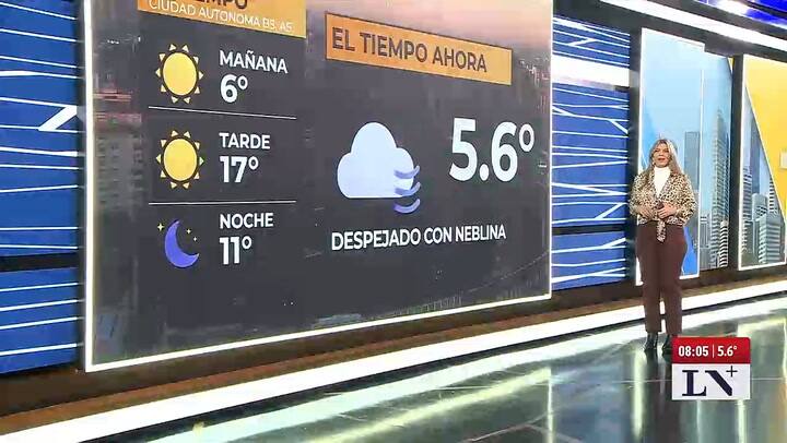 Avanza el frio en la region del AMBA