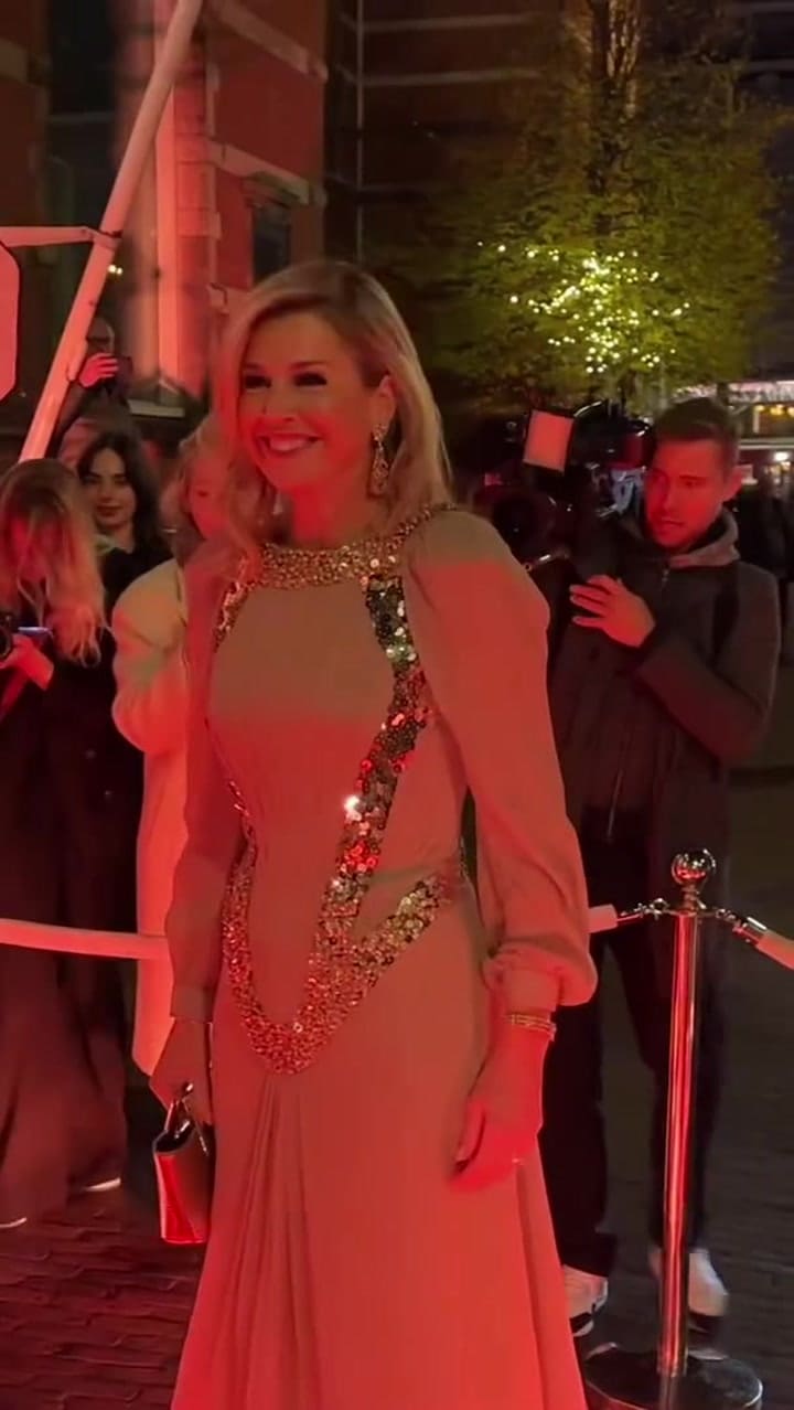 La reina Máxima Zorreguieta brilló con un espectacular vestido de gala