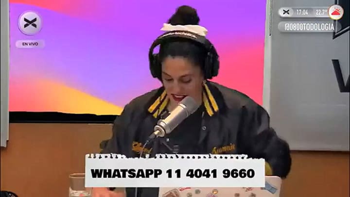 El descargo de Victoria Garabal en Vorterix