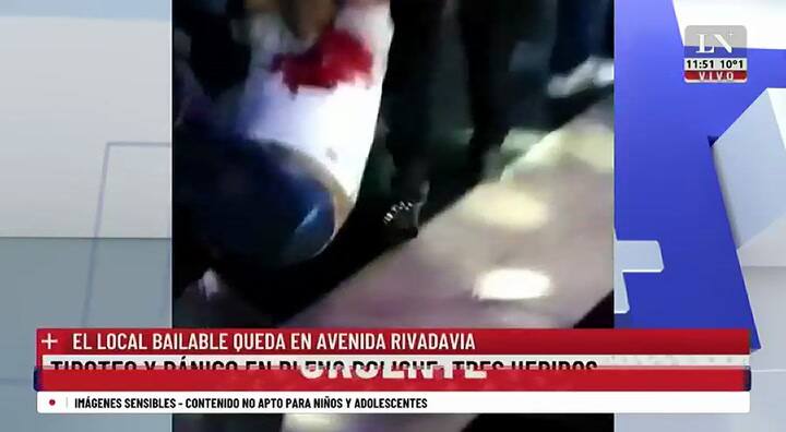 Tiros en una bailanta: tres heridos