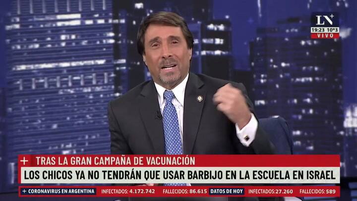 Adiós al barbijo: el festejo de los chicos en una escuela de Israel.