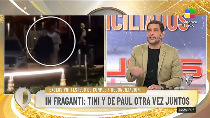 La salida de Rodrigo De Paul y Tini Stoessel