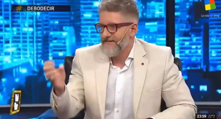 El comentario de Julia Mengolini a Luis Novaresio sobre su novio - Fuente: América tv