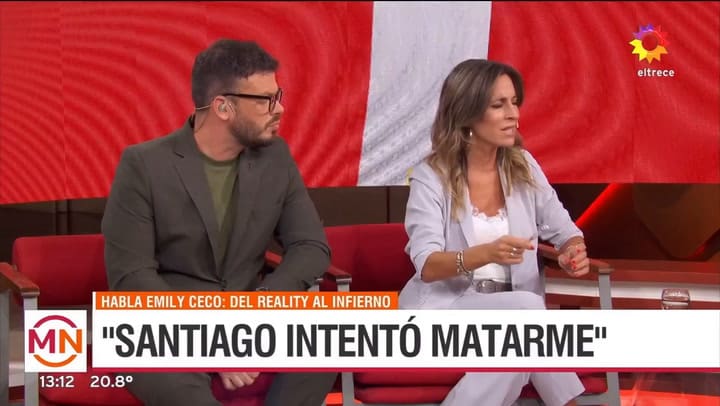 La palabra de Emily Ceco, tras ampliar su denuncia contra Santiago Martínez