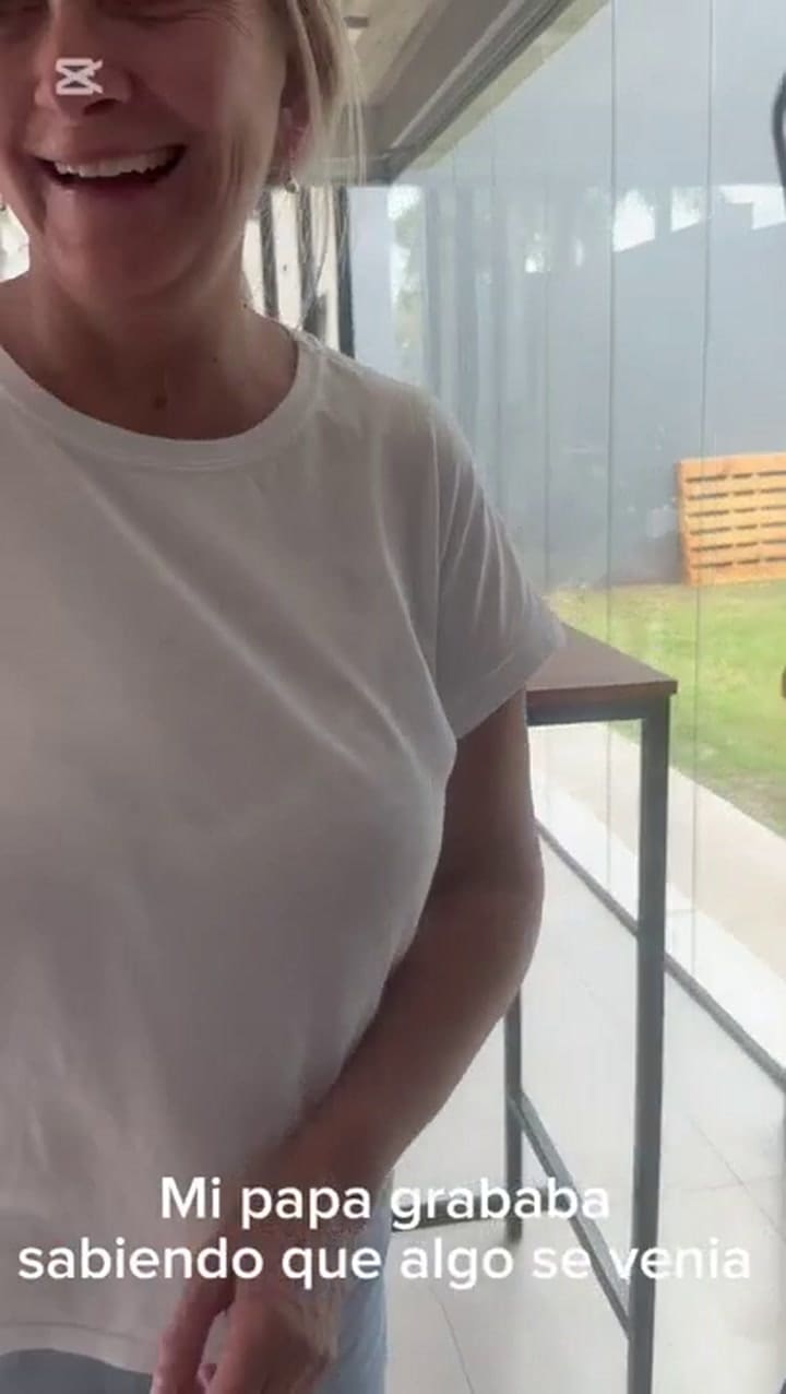 La conmovedora sorpresa de una tiktoker a su padre