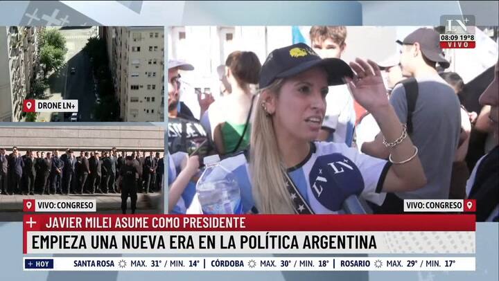 Asume Javier Milei Hablan Los Simpatizantes