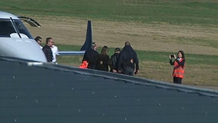 Las figuras llegan al casamiento de Messi