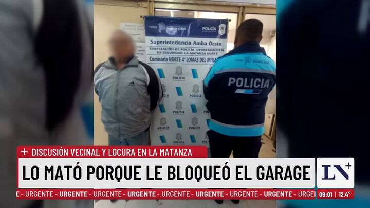 Discusión vecinal terminó en tragedia: lo mató porque le bloqueó el garage